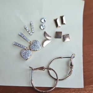 Elegant Gold and Silver Women's Jewelry Set